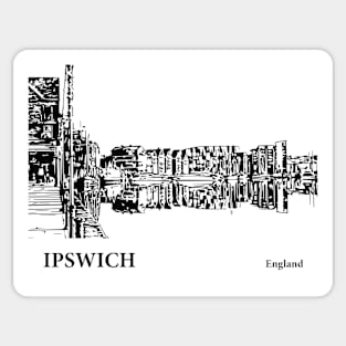 Ipswich England Sticker